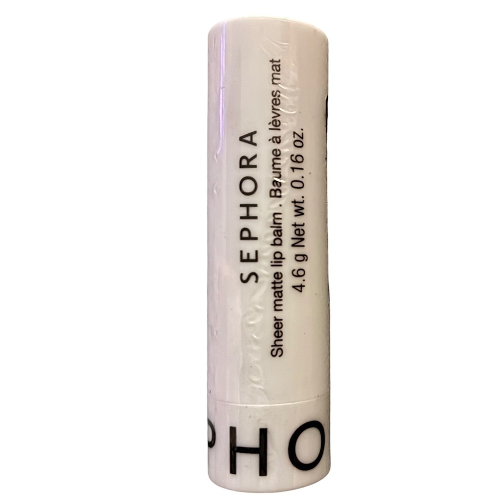 Sephora Collection Sheer Matte Lip Balm 00 Clear Shea Butter Hydrating New